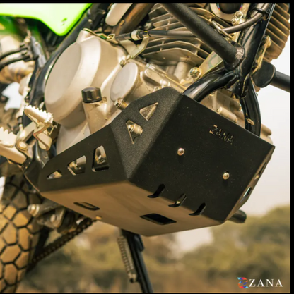 Zana-Bash Plate For Kawasaki KLX 230 ( Aluminum, Black )-ZI-8726