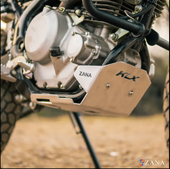 Zana-Bash Plate For Kawasaki KLX 230 ( Aluminum, Silver )-ZI-8727