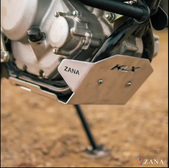 Zana-Bash Plate For Kawasaki KLX 230 ( Aluminum, Silver )-ZI-8727