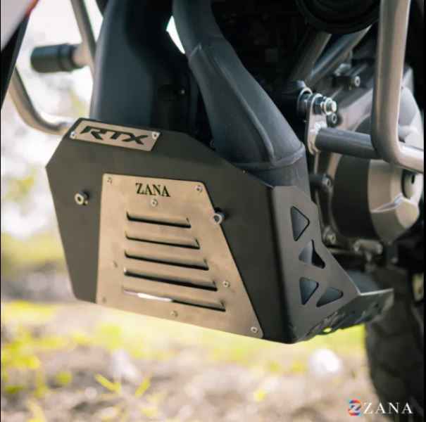 Zana-Bash Plate For TVS Apache RTX 300 (MS, Black)-ZI-8720