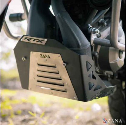 Zana-Bash Plate For TVS Apache RTX 300 (MS, Black)-ZI-8720