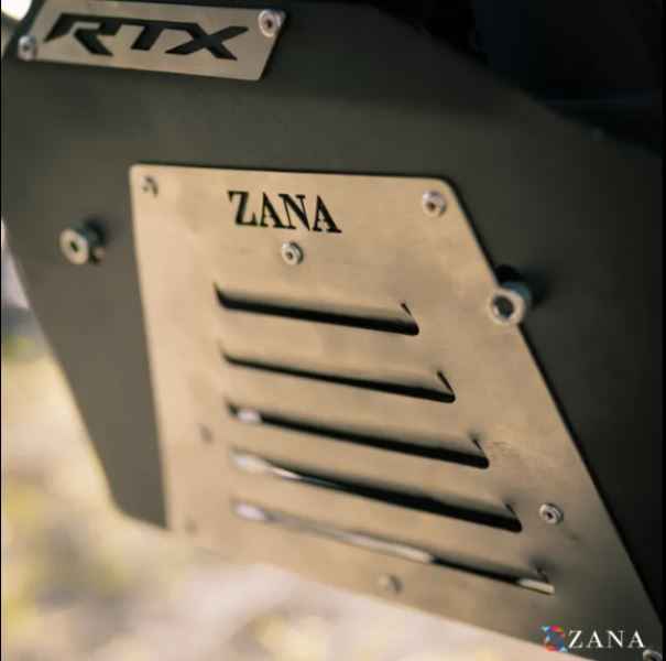 Zana-Bash Plate For TVS Apache RTX 300 (MS, Black)-ZI-8720