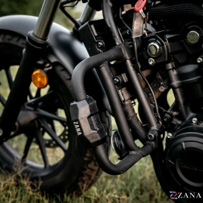 Zana Crash Guard With Puck Slider Black For Honda Rebel 500 (Coming Soon Pre-Booking Open Now) - ZI-8624