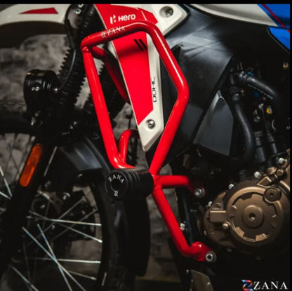 Zana-Crash Guard With Slider Glossy Red For X-Pulse 210-ZI-8594