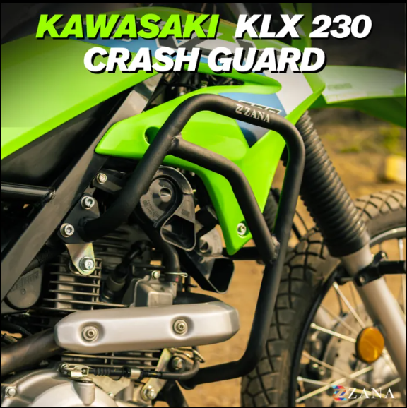 Zana-Crash Guard For Kawasaki KLX 230 ( Black )-ZI-8724