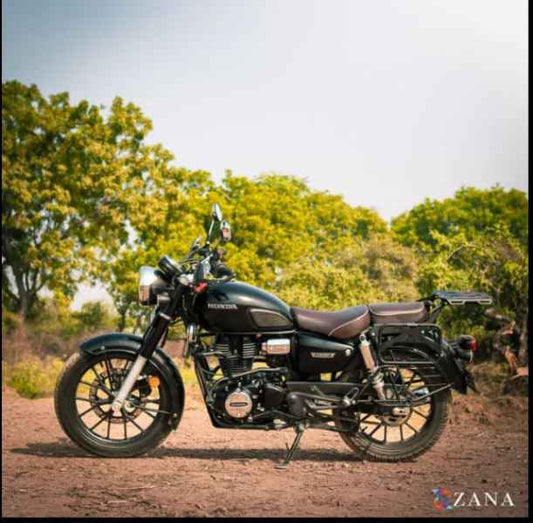 Zana-Crash Guard With Slider For Honda CB 350 2025 (Texture Matt Black)-ZI-8066