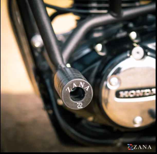Zana-Crash Guard With Slider For Honda CB 350 2025 (Texture Matt Black)-ZI-8066