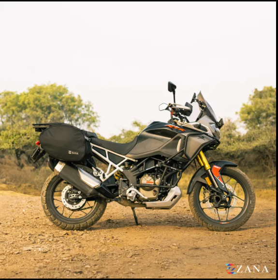Zana-Drake Universal Fabric Saddle Bag 32 litre Single (64 litre pair) Bag For TVS Apache RTX 300-ZI-BG-007