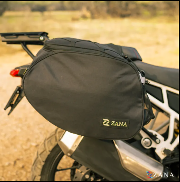 Zana-Drake Universal Fabric Saddle Bag 32 litre Single (64 litre pair) Bag For TVS Apache RTX 300-ZI-BG-007