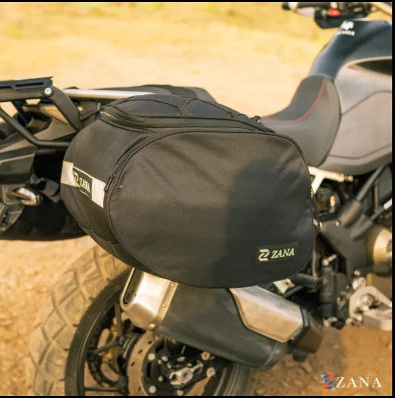 Zana-Drake Universal Fabric Saddle Bag 32 litre Single (64 litre pair) Bag For TVS Apache RTX 300-ZI-BG-007