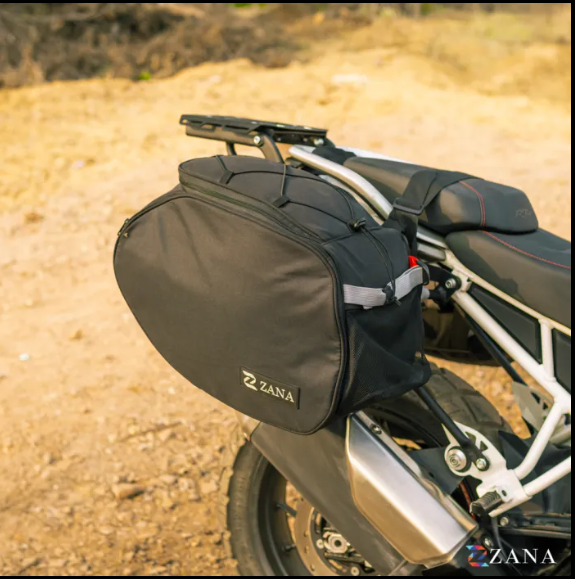 Zana-Drake Universal Fabric Saddle Bag 32 litre Single (64 litre pair) Bag For TVS Apache RTX 300-ZI-BG-007