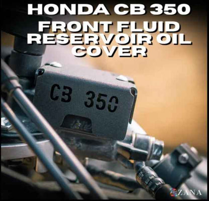 Zana-Front Fluid Reservoir Cover Black For Honda CB350 2025-ZI-8235