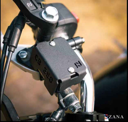 Zana-Front Fluid Reservoir Cover Black For Honda CB350 2025-ZI-8235