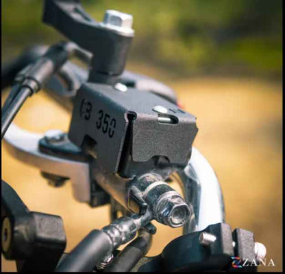 Zana-Front Fluid Reservoir Cover Black For Honda CB350 2025-ZI-8235