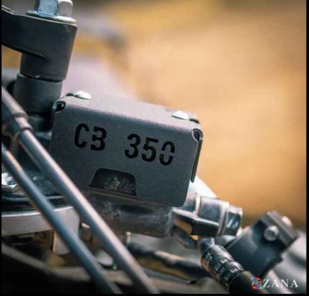 Zana-Front Fluid Reservoir Cover Black For Honda CB350 2025-ZI-8235