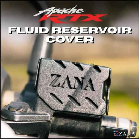 Zana-Front Fluid Reservoir Cover (Black ) For TVS Apache RTX 300-ZI-8737