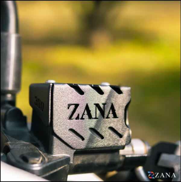 Zana-Front Fluid Reservoir Cover (Black ) For TVS Apache RTX 300-ZI-8737
