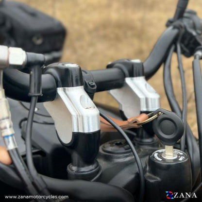 OFFSET HANDLE RISER TEXTURE BLACK FOR HIMALAYAN 450 - ZI-8427 - Riders Junction