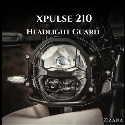 Zana-Headlight Guard Black For X-Pulse 210-ZI-8606