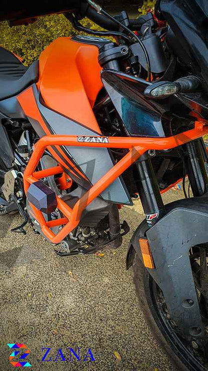 KTM 250/390 Adventure - Crash Guard with Slider Orange - ZANA - ZI-8051