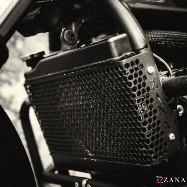 Zana Radiator Guard Honeycomb Black For Honda Rebel 500 (Coming Soon Pre-Booking Open Now) - ZI-8627
