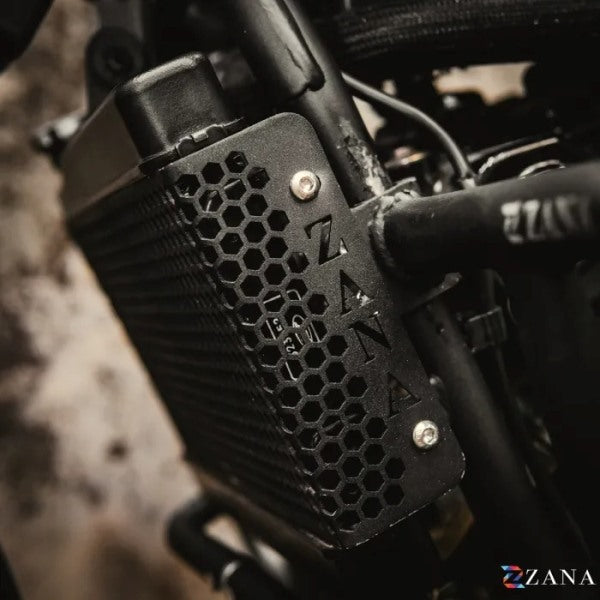 Zana Radiator Guard Honeycomb Black For Honda Rebel 500 (Coming Soon Pre-Booking Open Now) - ZI-8627