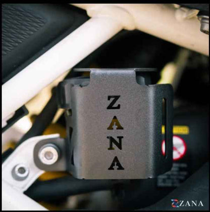 Zana-Rear Oil Reservoir Hex Cover (Black) For TVS Apache RTX 300-ZI-8734
