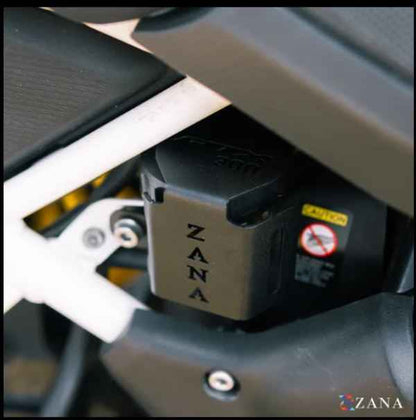 Zana-Rear Oil Reservoir Hex Cover (Black) For TVS Apache RTX 300-ZI-8734