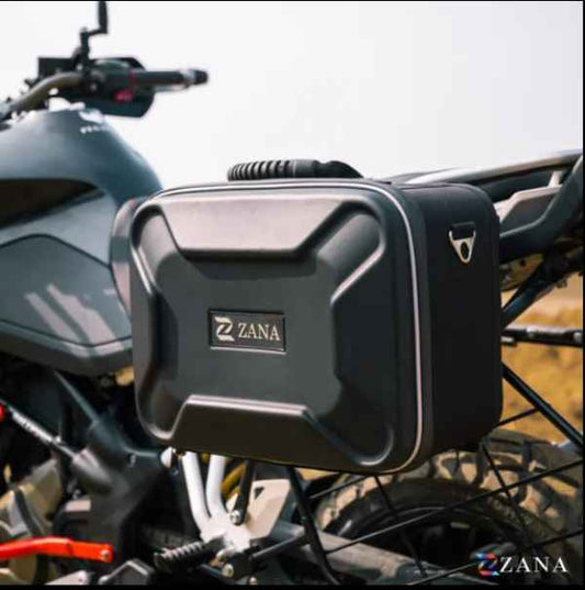 Zana-Roadster Saddle Bag (60 litres Pair Bag) - 30 Litre Each For TVS Apache RTX 300-ZI-BG-006