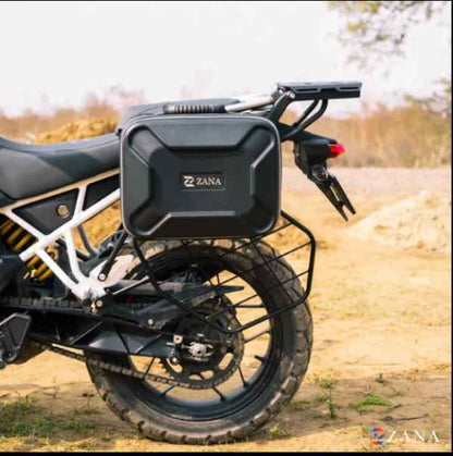 Zana-Roadster Saddle Bag (60 litres Pair Bag) - 30 Litre Each For TVS Apache RTX 300-ZI-BG-006