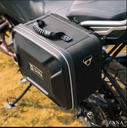 Zana-Roadster Saddle Bag (60 litres Pair Bag) - 30 Litre Each For TVS Apache RTX 300-ZI-BG-006