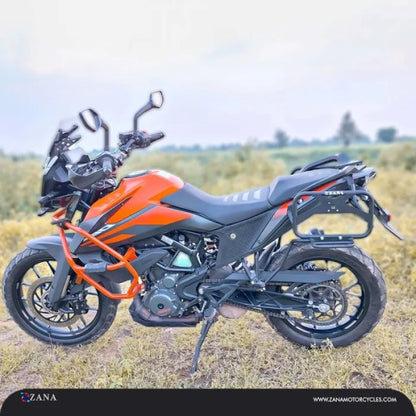 Zana Saddle Stay Black V-2 With Jerry Can Mounting For KTM Adv 250 / 390 /390 X - ZI-8195 V2