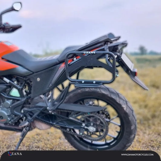 Zana Saddle Stay Black V-2 With Jerry Can Mounting For KTM Adv 250 / 390 /390 X - ZI-8195 V2