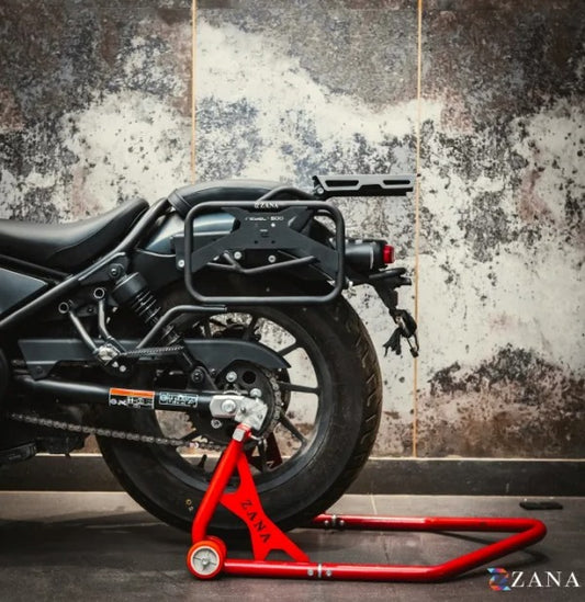 Zana Saddle Stay With Jerry Can Mount Black For Honda Rebel 500 (Coming Soon Pre-Booking Open Now)-ZI-8626