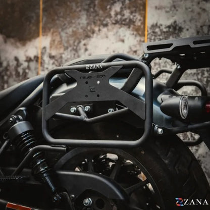 Zana Saddle Stay With Jerry Can Mount Black For Honda Rebel 500 (Coming Soon Pre-Booking Open Now)-ZI-8626