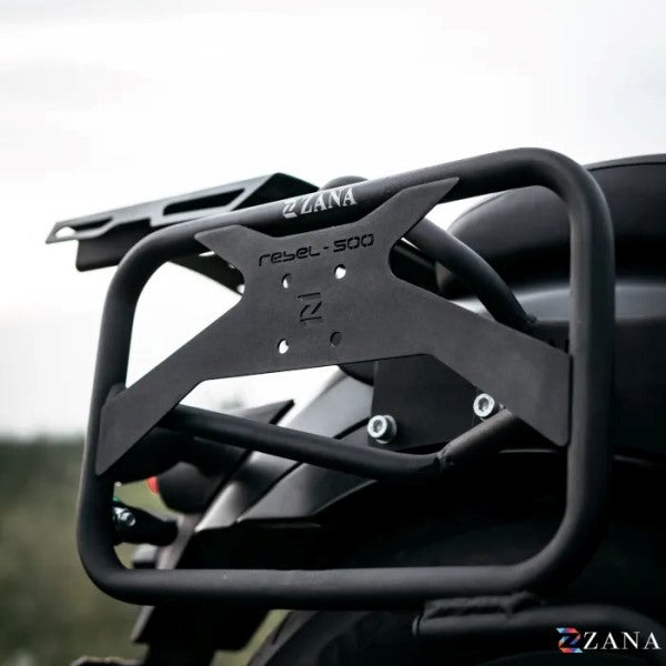 Zana Saddle Stay With Jerry Can Mount Black For Honda Rebel 500 (Coming Soon Pre-Booking Open Now)-ZI-8626