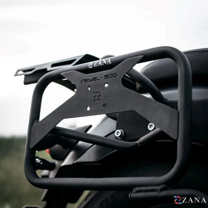 Zana Saddle Stay With Jerry Can Mount Black For Honda Rebel 500 (Coming Soon Pre-Booking Open Now)-ZI-8626