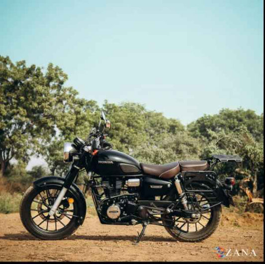 Zana-Side Stand Extender For Honda CB350 2025 (Black)-ZI-8253