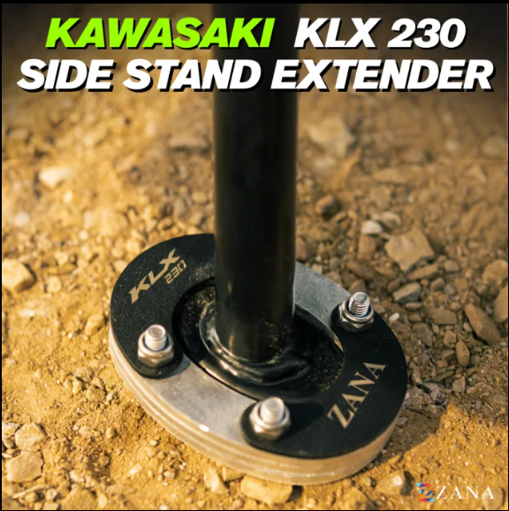 Zana-Side Stand Extender For Kawasaki KLX 230-ZI-8729