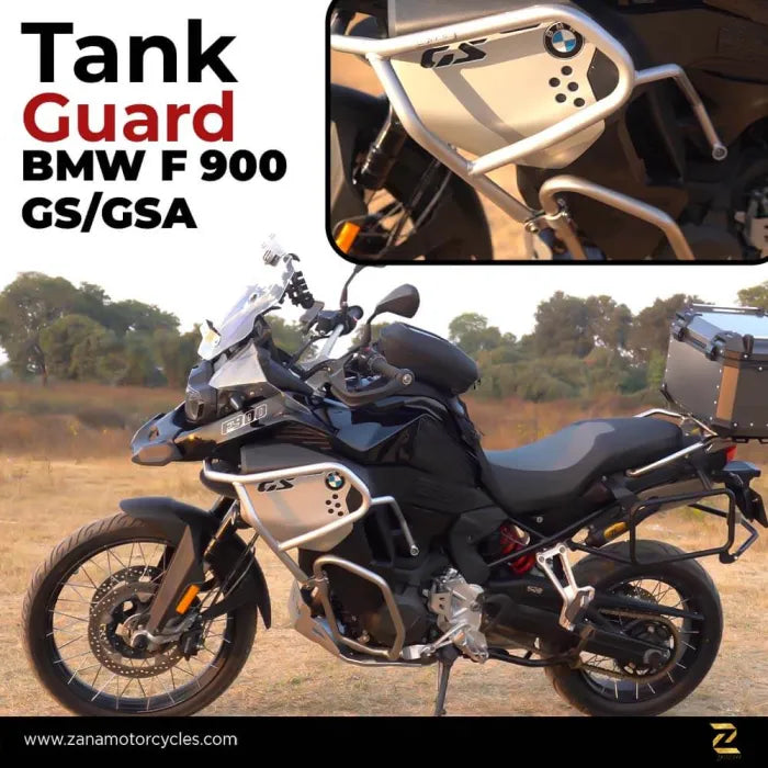 Zana Tank Guard for BMW F 900 GS/GSA (Silver)-ZP-096