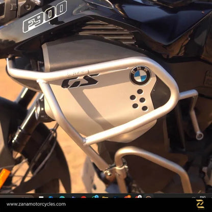 Zana Tank Guard for BMW F 900 GS/GSA (Silver)-ZP-096