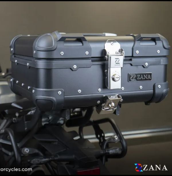 Zana-Top Box Aluminium (22 Litre) R-Flat Black For Honda Rebel 500-ZI-TB-020