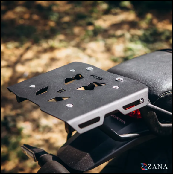 Zana-Top Rack With Plate V-2 For Honda CB350 RS (MS,Black)-ZI-8160 V2
