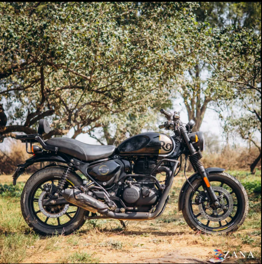 Zana-Top Rack With Plate V-2 For Hunter 350 (MS,Black) -ZI-8268 V2