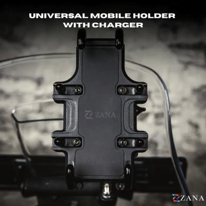 Zana Universal Mobile Holder with Charger BLU - ZI-PH-007