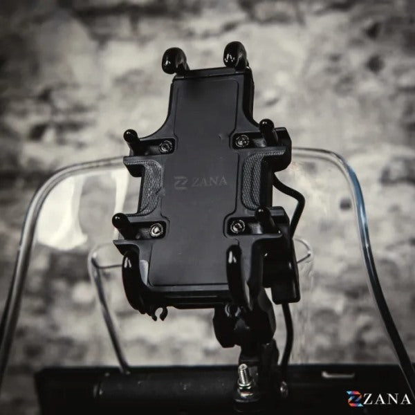 Zana Universal Mobile Holder with Charger BLU - ZI-PH-007