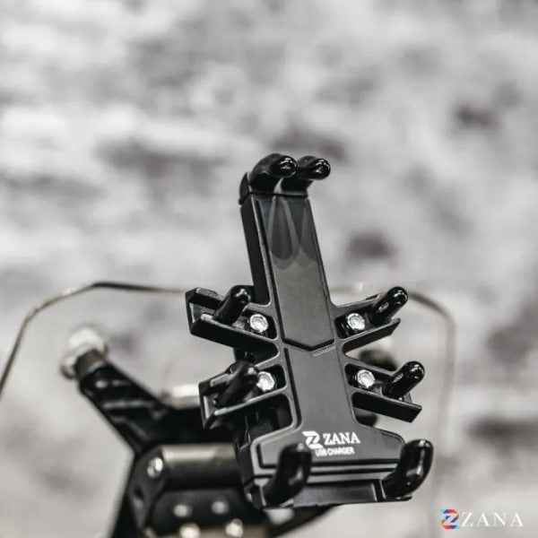 Zana Universal Mobile Holder with USB Charger REX - ZI-PH-005