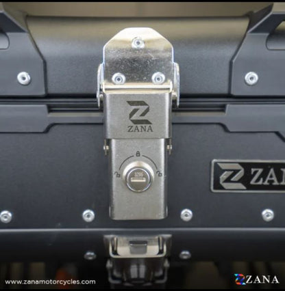 Zana-Universal Top Box Aluminium (22 Litre) R-Flat Black-ZI-TB-020