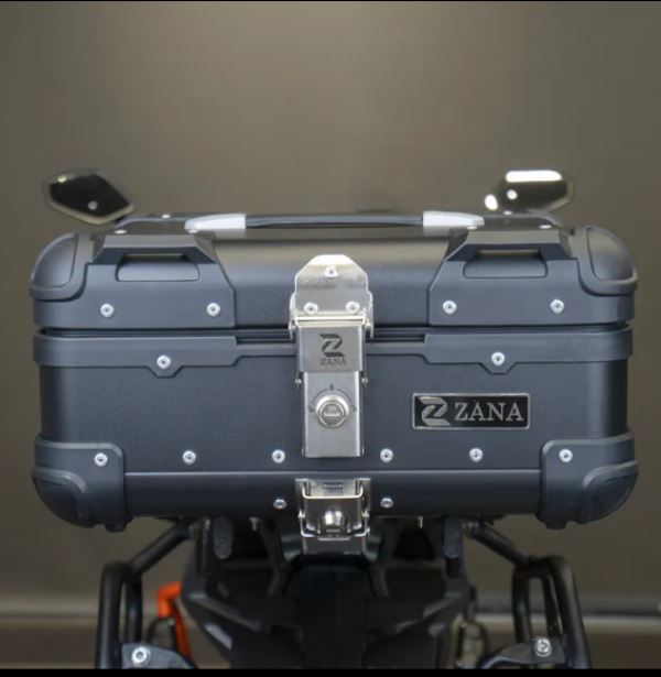 Zana-Universal Top Box Aluminium (22 Litre) R-Flat Black-ZI-TB-020 ...