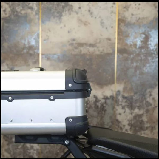 Zana-Universal Top Box Aluminium (22 Litre) R-Flat Silver-ZI-TB-019